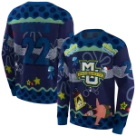 personalized marquette golden eagles spongebob patrick star blue navy hoodie best selling