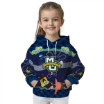 personalized marquette golden eagles spongebob patrick star blue navy hoodie best selling