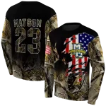 personalized marquette golden eagles tree camo hoodie best selling