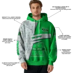 personalized marshall thundering herd abstract shape green hoodie best selling