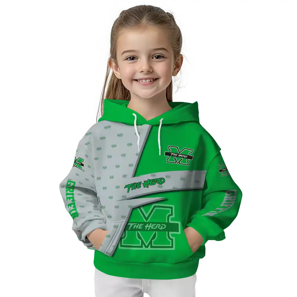 personalized marshall thundering herd abstract shape green hoodie top rated personalized marshall thundering herd abstract shape green hoodie top rated