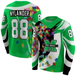 personalized marshall thundering herd puzzle pieces green hoodie best selling