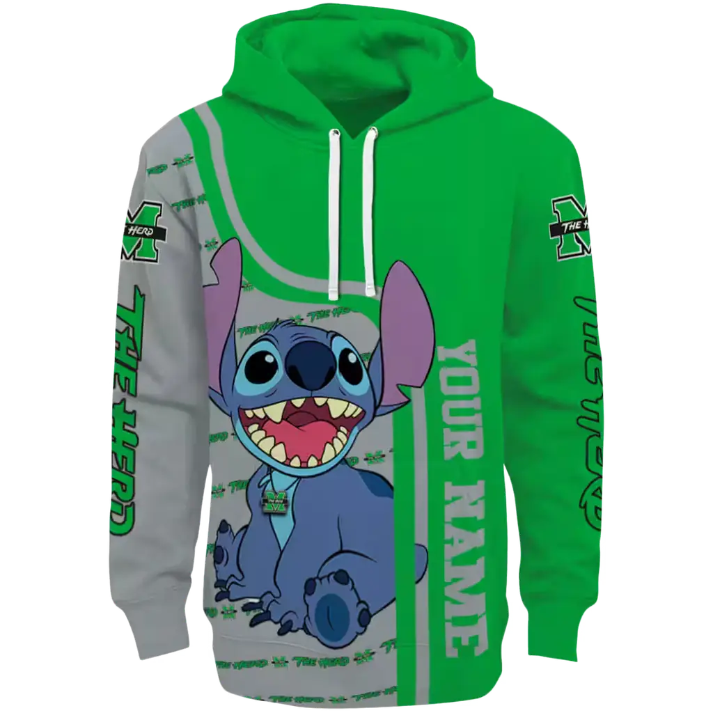 personalized marshall thundering herd stitch green hoodie best selling personalized marshall thundering herd stitch green hoodie best selling