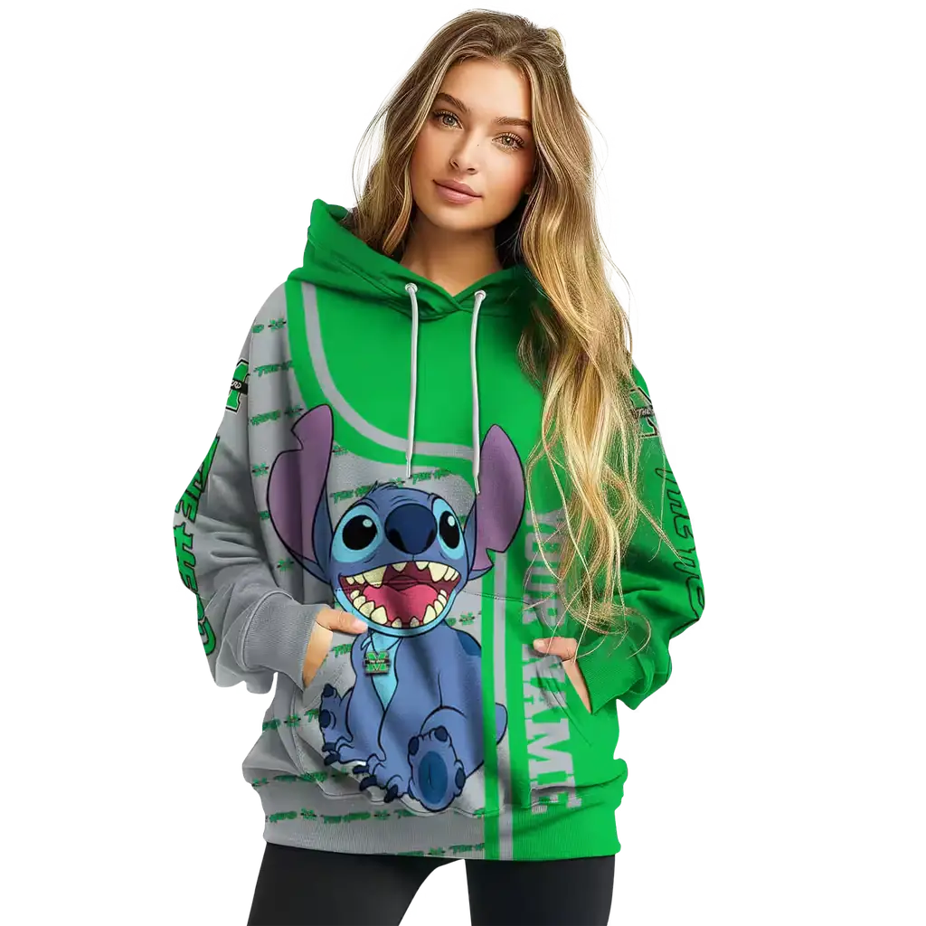 personalized marshall thundering herd stitch green hoodie high quality personalized marshall thundering herd stitch green hoodie high quality