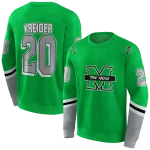 personalized marshall thundering herd striped sleeves green hoodie best selling