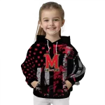 personalized maryland terrapins distressed flag red black hoodie best selling