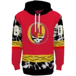 personalized maryland terrapins grateful vibes red hoodie best selling