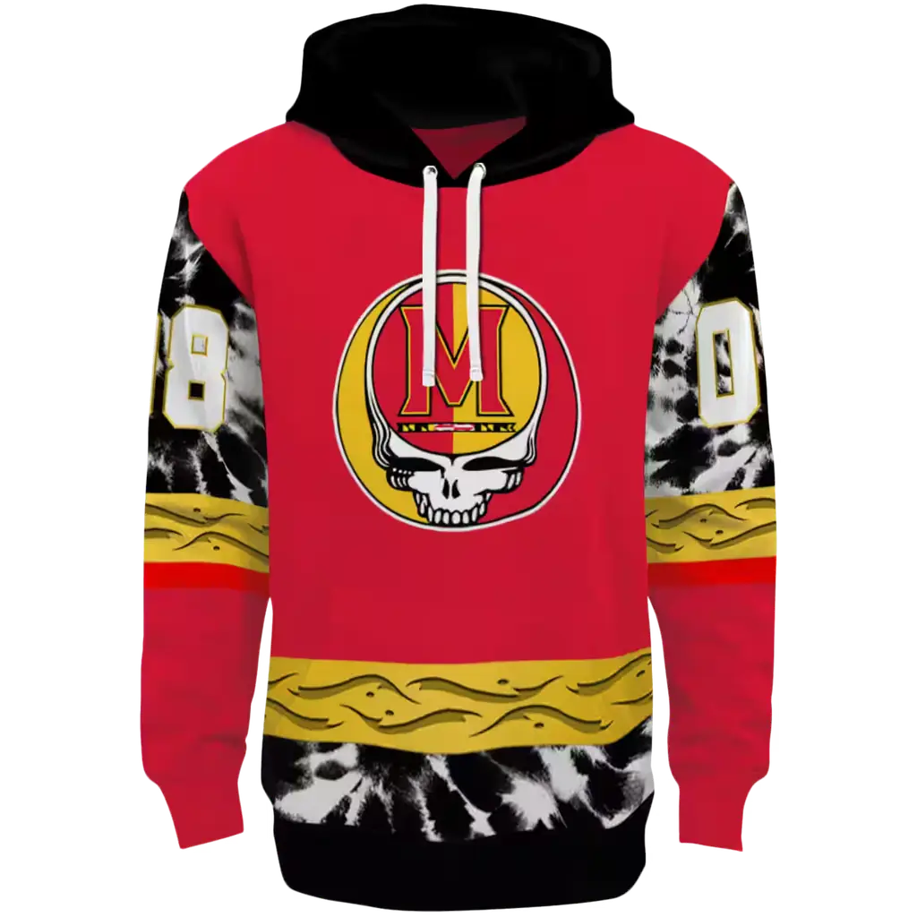 personalized maryland terrapins grateful vibes red hoodie best selling personalized maryland terrapins grateful vibes red hoodie best selling