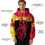 personalized maryland terrapins grim reaper red black hoodie best selling