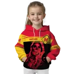 personalized maryland terrapins grim reaper red black hoodie best selling