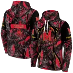 personalized maryland terrapins hunting theme red black hoodie best selling