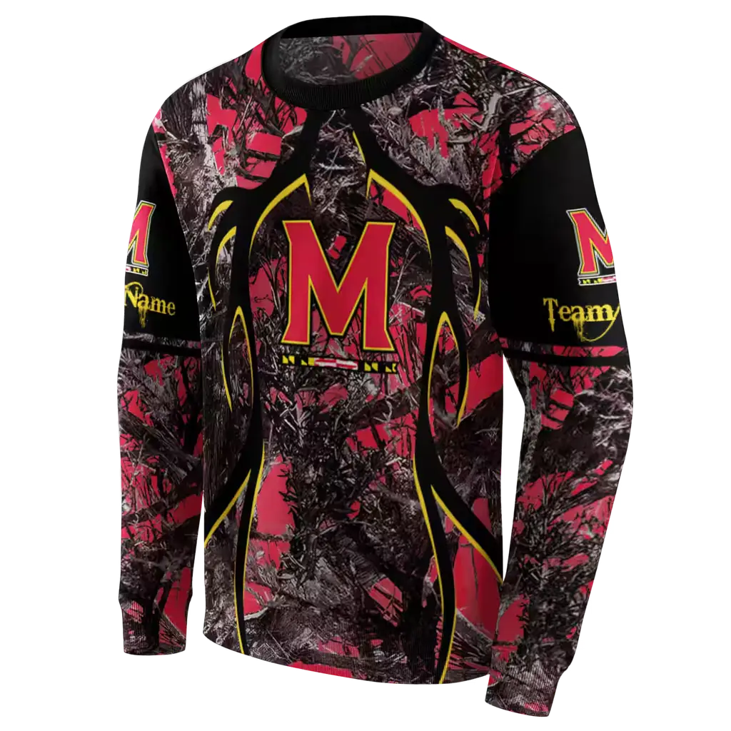 personalized maryland terrapins hunting theme red black hoodie new arrival personalized maryland terrapins hunting theme red black hoodie new arrival