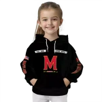 personalized maryland terrapins punisher skull black hoodie best selling