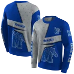 personalized memphis tigers abstract shape blue hoodie best selling