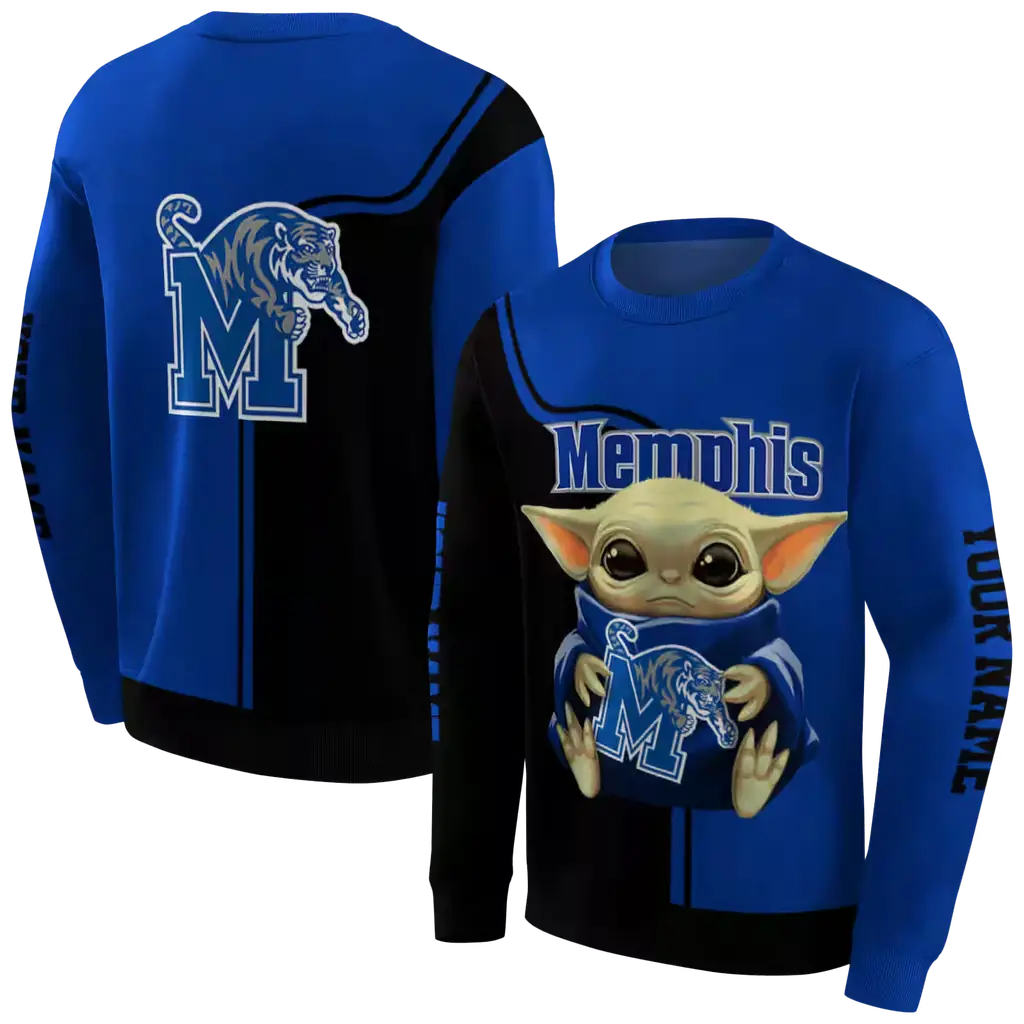personalized memphis tigers baby yoda blue black hoodie premium grade personalized memphis tigers baby yoda blue black hoodie premium grade