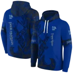 personalized memphis tigers deer silhouette blue hoodie best selling