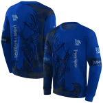 personalized memphis tigers deer silhouette blue hoodie best selling