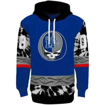 personalized memphis tigers grateful vibes blue hoodie best selling