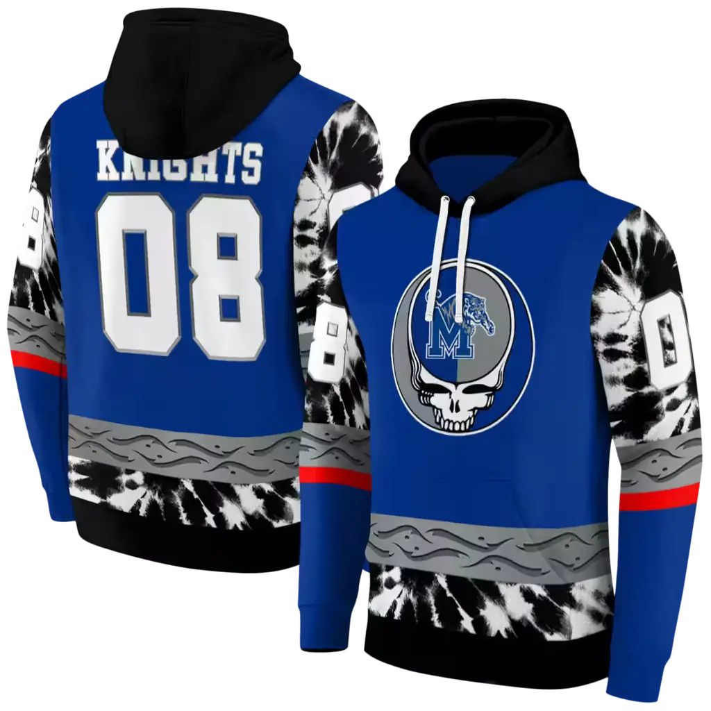 personalized memphis tigers grateful vibes blue hoodie fashion forward personalized memphis tigers grateful vibes blue hoodie fashion forward