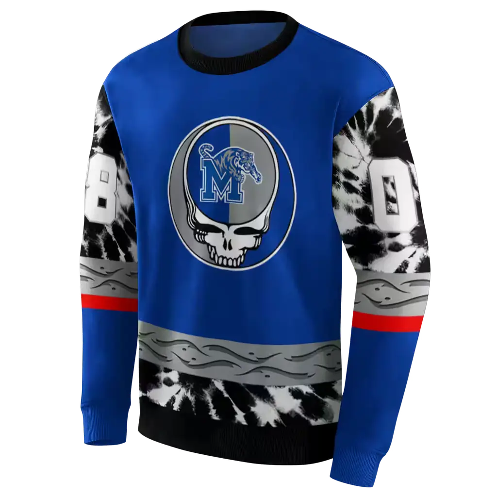 personalized memphis tigers grateful vibes blue hoodie new arrival personalized memphis tigers grateful vibes blue hoodie new arrival