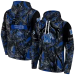 personalized memphis tigers hunting theme blue black hoodie best selling