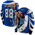 personalized memphis tigers puzzle pieces blue hoodie best selling