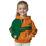 personalized miami hurricanes abstract shape orange hoodie best selling