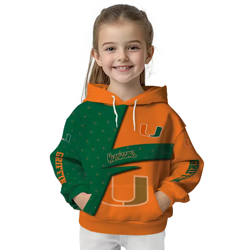 personalized miami hurricanes abstract shape orange hoodie top rated personalized miami hurricanes abstract shape orange hoodie top rated