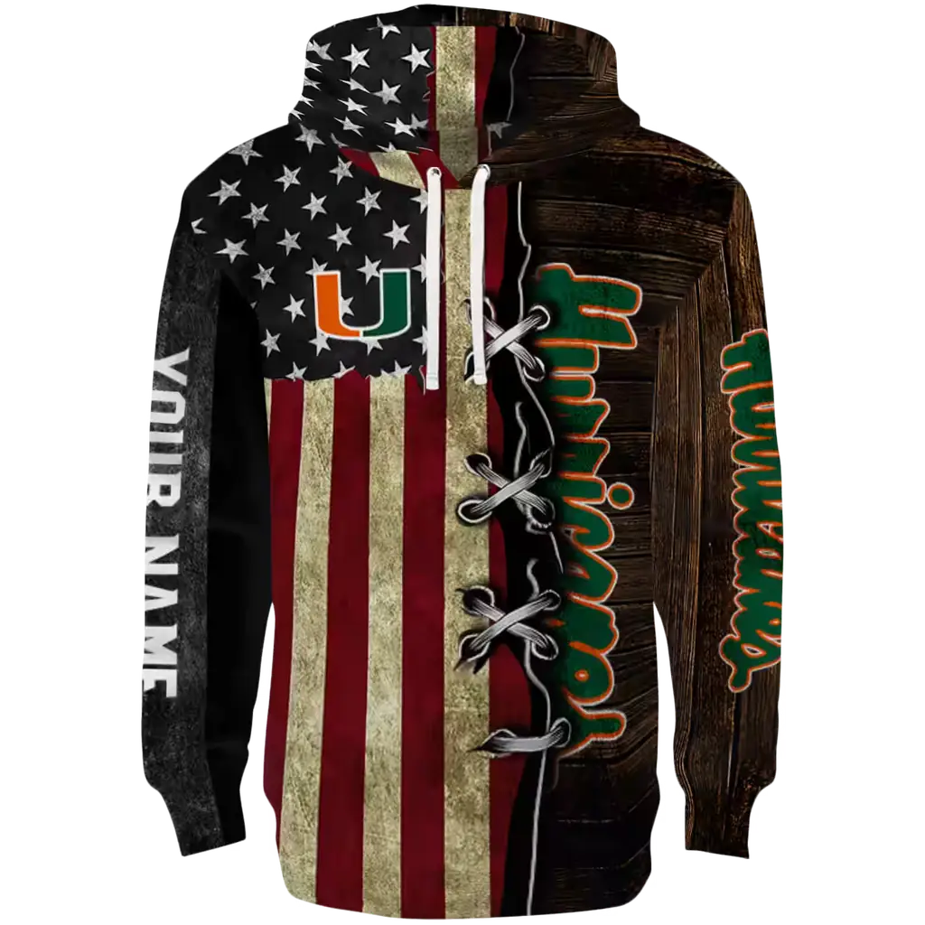 personalized miami hurricanes american pride hoodie best selling personalized miami hurricanes american pride hoodie best selling