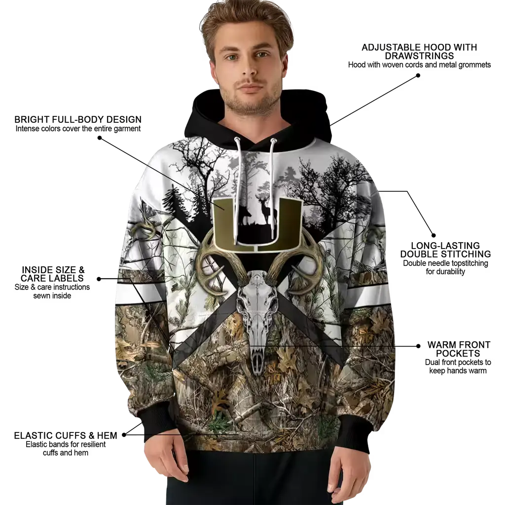 personalized miami hurricanes forest silhouette hoodie latest model personalized miami hurricanes forest silhouette hoodie latest model