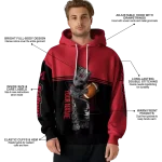 personalized miami redhawks baby groot red black hoodie best selling