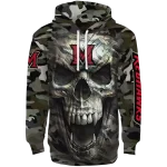personalized miami redhawks camo skull hoodie best selling