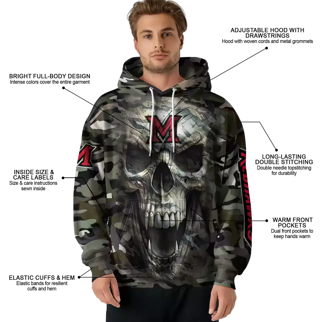 personalized miami redhawks camo skull hoodie latest model personalized miami redhawks camo skull hoodie latest model