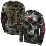 personalized miami redhawks camo skull hoodie best selling