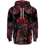 personalized miami redhawks hunting theme red black hoodie best selling