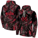 personalized miami redhawks hunting theme red black hoodie best selling