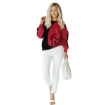 personalized miami redhawks minimalist design red black hoodie best selling