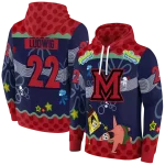 personalized miami redhawks spongebob patrick star red navy hoodie best selling
