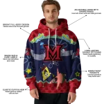 personalized miami redhawks spongebob patrick star red navy hoodie best selling
