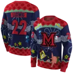 personalized miami redhawks spongebob patrick star red navy hoodie best selling