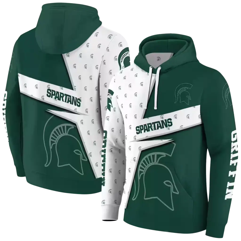 personalized michigan state spartans abstract shape green hoodie fashion forward personalized michigan state spartans abstract shape green hoodie fashion forward