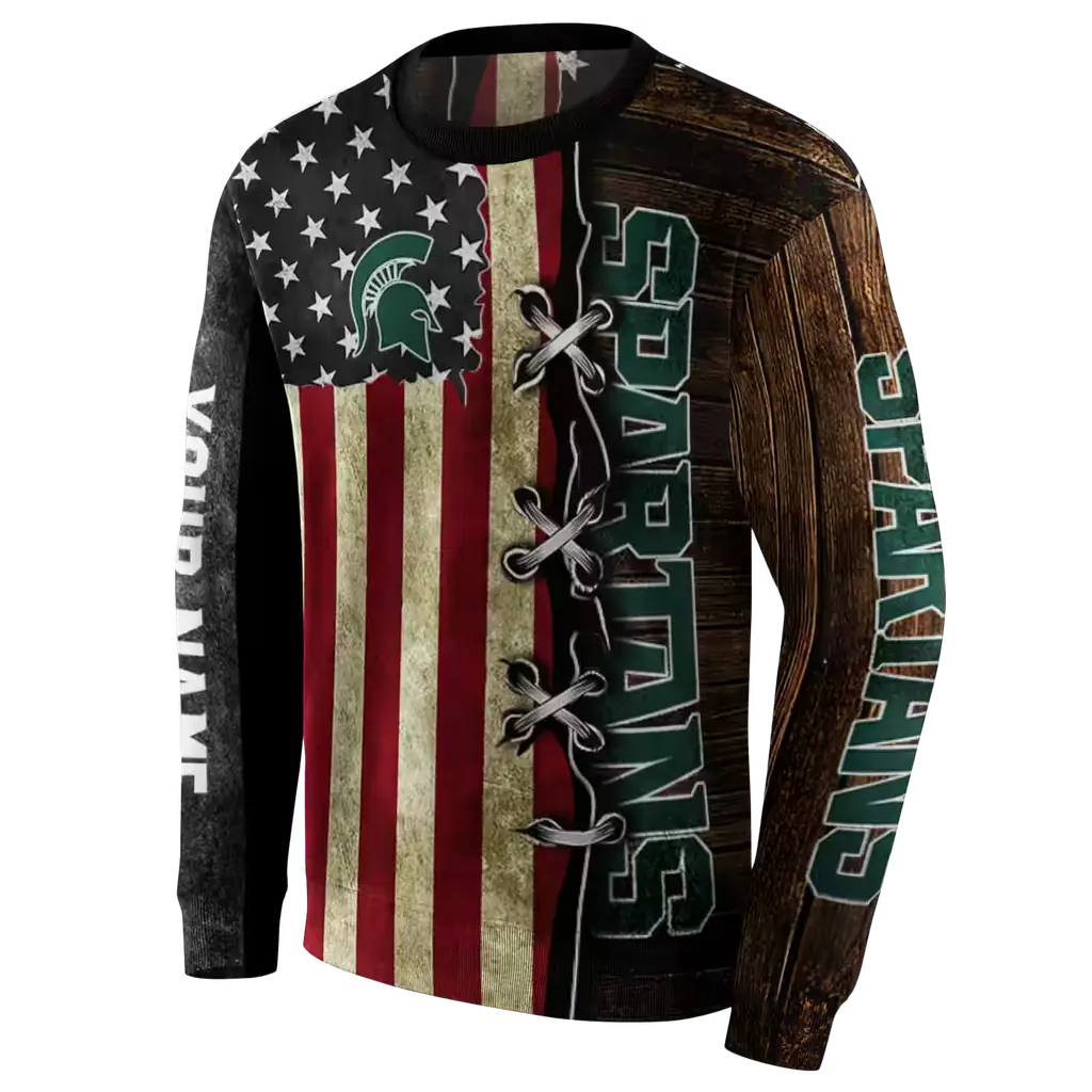 personalized michigan state spartans american pride hoodie new arrival personalized michigan state spartans american pride hoodie new arrival