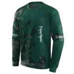 personalized michigan state spartans deer silhouette green hoodie best selling