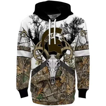 personalized michigan state spartans forest silhouette hoodie best selling