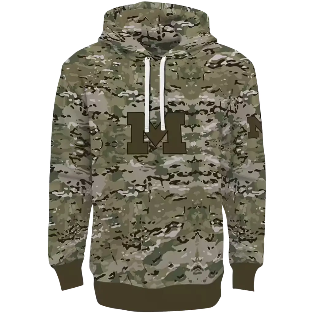 personalized michigan wolverines military style hoodie best selling personalized michigan wolverines military style hoodie best selling