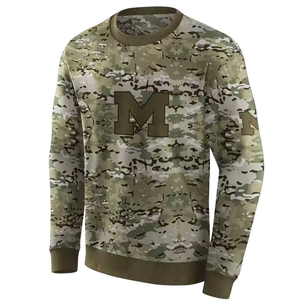 personalized michigan wolverines military style hoodie new arrival personalized michigan wolverines military style hoodie new arrival