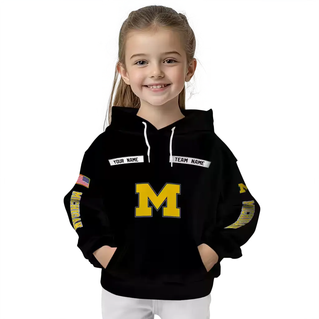 personalized michigan wolverines punisher skull black hoodie top rated personalized michigan wolverines punisher skull black hoodie top rated