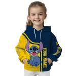 personalized michigan wolverines stitch blue hoodie best selling