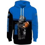 personalized middle tennessee blue raiders baby groot blue black hoodie best selling