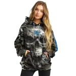 personalized middle tennessee blue raiders camo skull hoodie best selling
